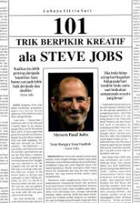 Image of 101 Trik Berpikir Kreatif ala Steve Jobs